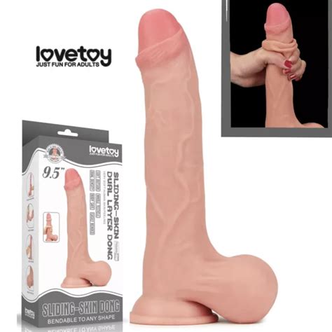 GODE RÉALISTE VENTOUSE Gode Anal Vaginal 19 x 4 8 cm Sextoys Homme