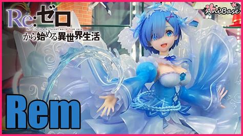 Stunning Anime Figure Unbox And Review Re Zero Rem Crystal Dress