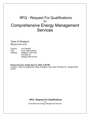 Fillable Online Rfq Request For Qualifications Fax Email Print