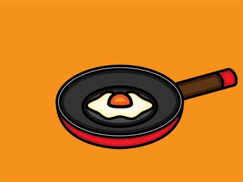 Frying Eggs By Bastodesign On Dribbble