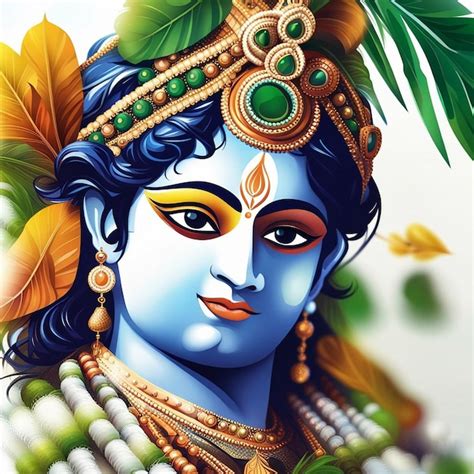 Premium AI Image | Lord Krishna Janmashtami Images Krishna with flute ...