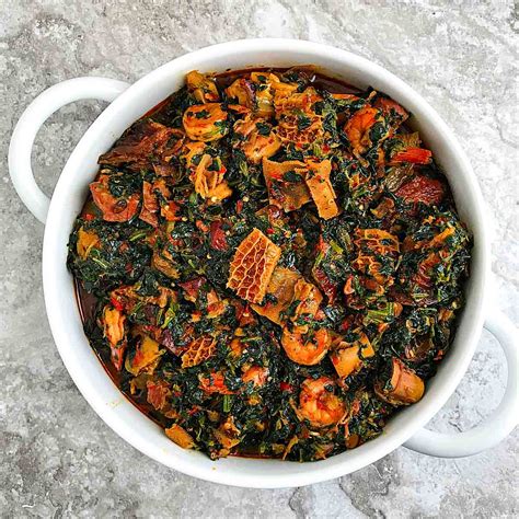 Efo Riro Nigerian Spinach Stew Recipe My Diaspora Kitchen