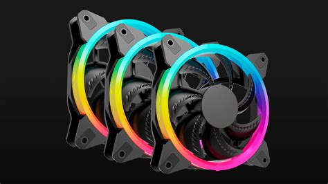 Kit De Ventiladores Ogpf Ocelot Gaming Rgb Para Pc Gamer