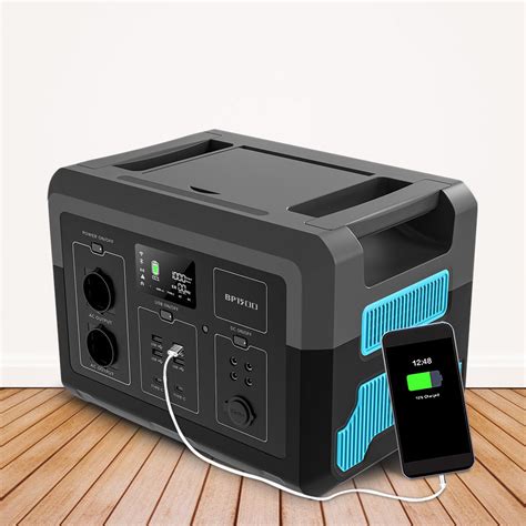 1500W Portable Solar Generator Power Station Lithium Ion Pure Sine Wave