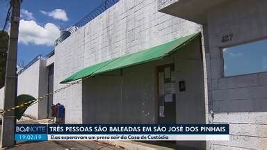 Boa Noite Paraná Três pessoas são baleadas em São José dos Pinhais