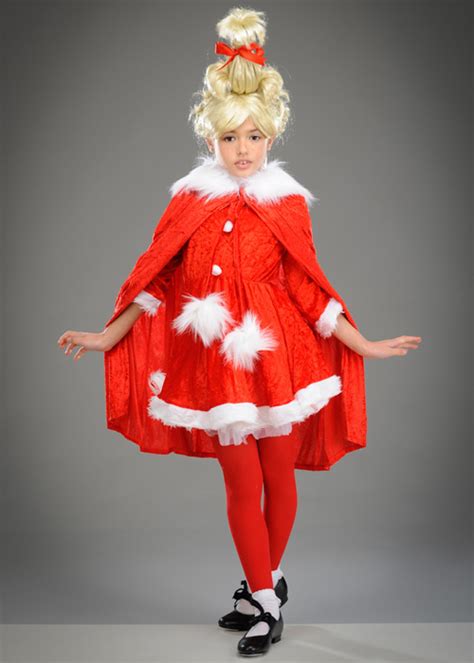 Girls Seuss Storybook Cindy Lou Who Costume 44 Off