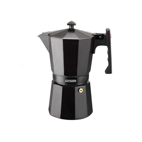 Cafetera Italiana Para 12 Tazas Capacidad 775ml Negra