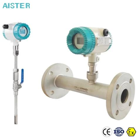 High Temperature Digital Rs Insertion Type Thermal Mass Gas Air Flow