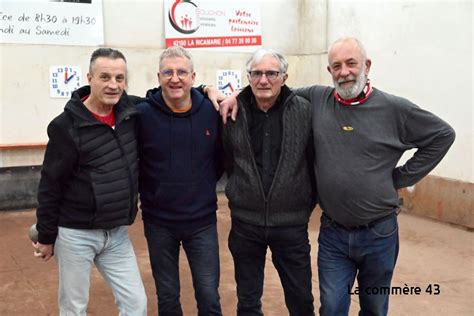 Saint Maurice De Lignon 16 Doublettes Au Concours Officiel De Boules