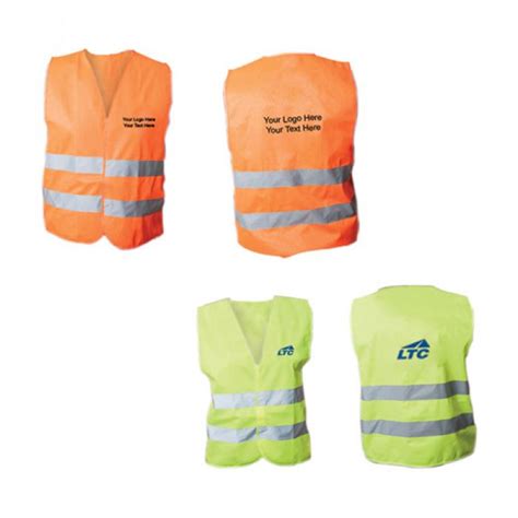 Personalized High Visibility Large Safety Vests - Vests