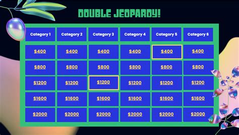 Cómo Hacer Un Juego De Jeopardy En Powerpoint Plantilla Reproducible