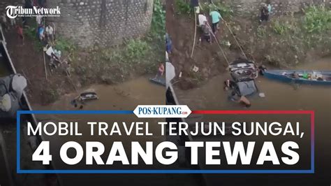 Mobil Travel Terjun Ke Sungai Di Musi Rawas Orang Tewas Youtube