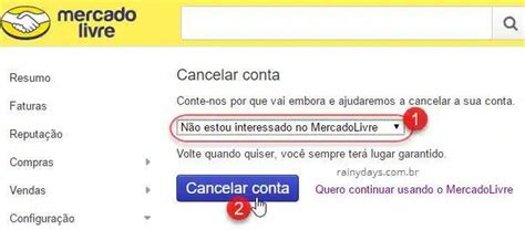 Como Cancelar Conta Do Mercado Livre Excluir Permanentemente