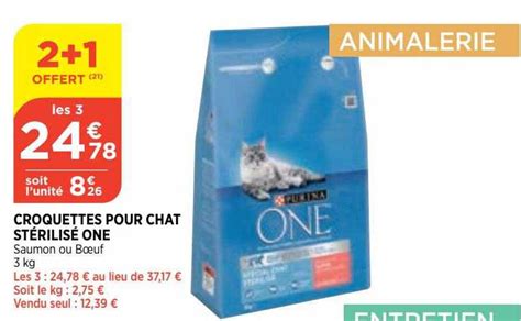 Promo Croquettes Pour Chat Stérilisé One chez Bi1 iCatalogue fr