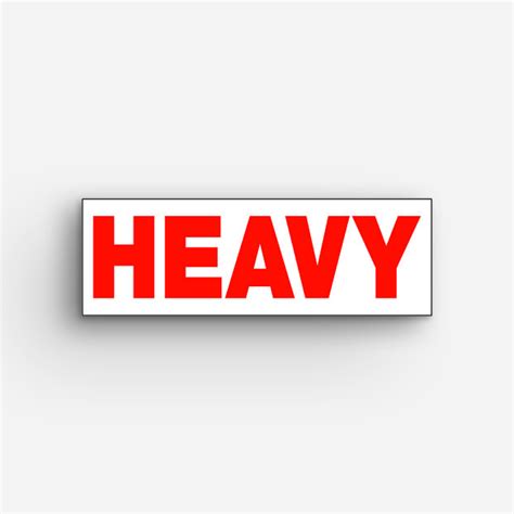 HEAVY Handling Label FMS London