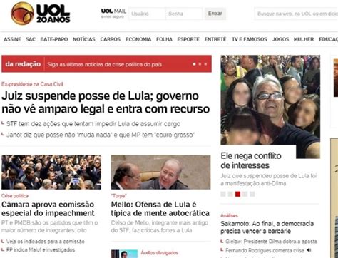 Pelo Segundo Dia Consecutivo Home Page Do Uol Bate Recorde De