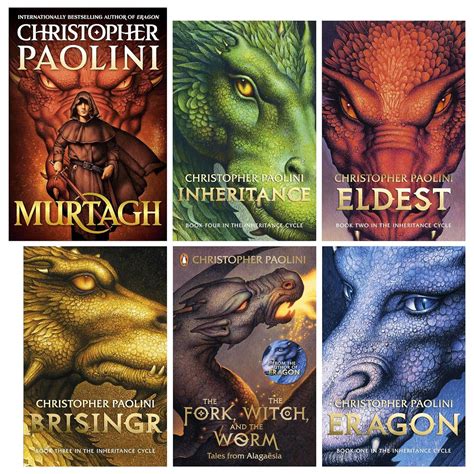 Inheritance Cycle 6 Books Collection Eragon Eldest Brisingr