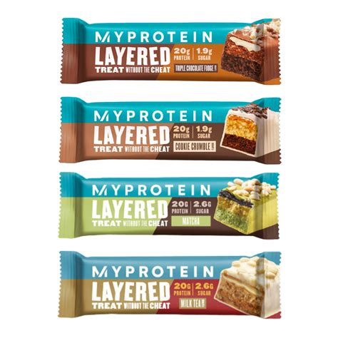 Myprotein Layered Protein Bar (1 x 60g) Cookie Crumble – myFITBOX