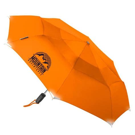 Inch Arc Custom Walksafe Vented Auto Open Close Compact Umbrellas