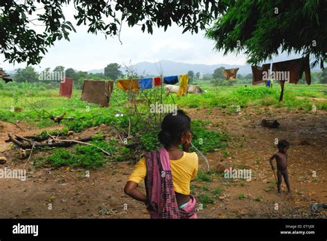 Ho tribe village, Ho tribe, tribal people, Chakradharpur, West Singhbhum, Jharkhand, India, Asia ...