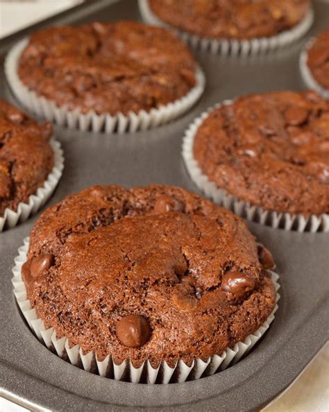 Double Chocolate Chip Muffins Wonkywonderful