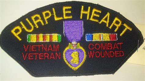 Purple Heart Vietnam Veteran Patch | Etsy