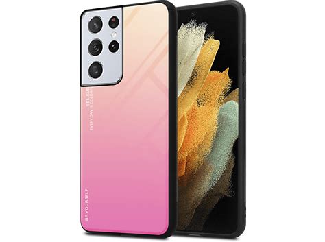 Cadorabo H Lle Aus Tpu Silikon Farben Glas Backcover Samsung