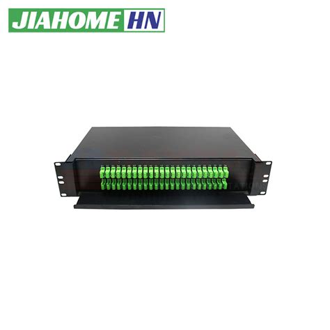 Ftth 19 Inch 1u Odf Sliding Patch Panel Fiber Optic 48 Ports Terminal Box Hunan Jiahome