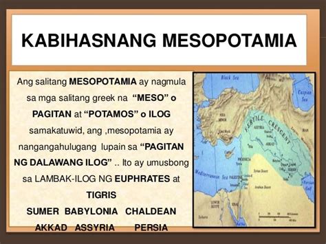 kabihasnang Mesopotamia