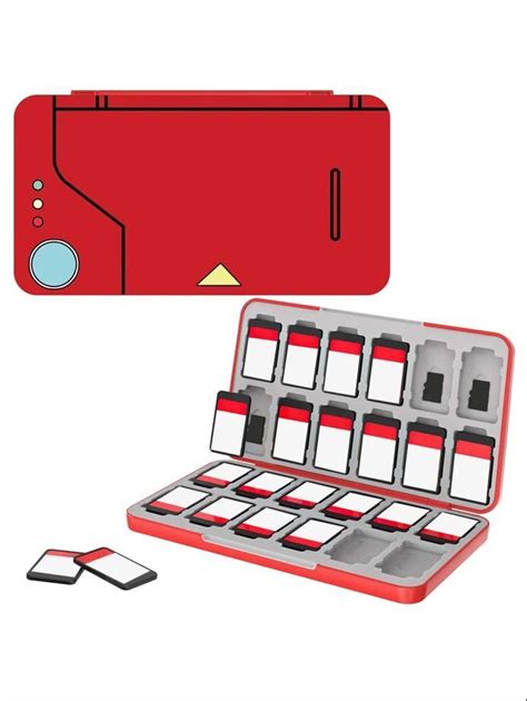 Boîte de rangement cartes de jeu Etui Nintendo Switch Pokédex Pokémon