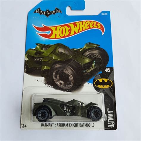 Hot Wheels Batman Arkham Knight Batmobile BATMAN Green 1 64 Scale