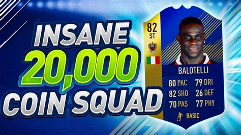 Insane K Squad Builder Ft Balotelli Fifa Squad Builder Youtube