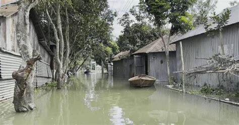 Incessant Rainfall Causes Devastating Floods In Northern Bangladesh