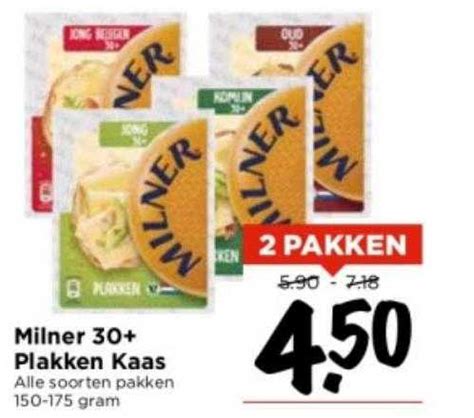 Milner 30 Plakken Kaas Aanbieding Bij Vomar 1Folders Nl