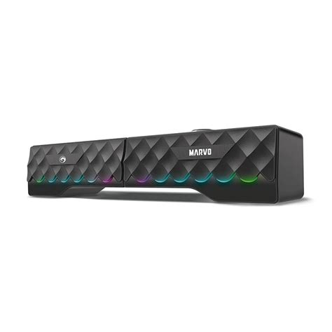 Marvo Gaming Speakers Soundbar W Bluetooth Rgb Marvo Sg