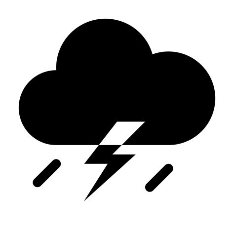 Thunder Icon Clipart Best