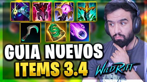 GUÍA DE TODOS LOS NUEVOS ÍTEMS DEL PARCHE 3 4 Wild Rift YouTube