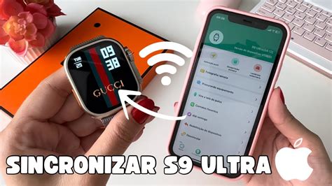 S9 ULTRA TUTORIAL SINCRONIZAR APP NO IPHONE COLOCAR FOTO NA TELA DO