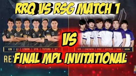 FINAL MPLI RRQ VS RESURGENCE RSG MATCH 1 MOBILE LEGENDS YouTube