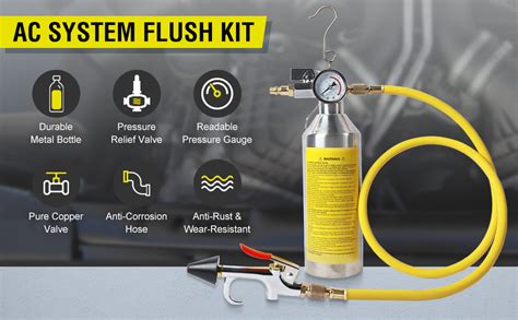 Ac Flush Kit Home A C Flush Tool Automotive Hvac Flush Kit Thickened