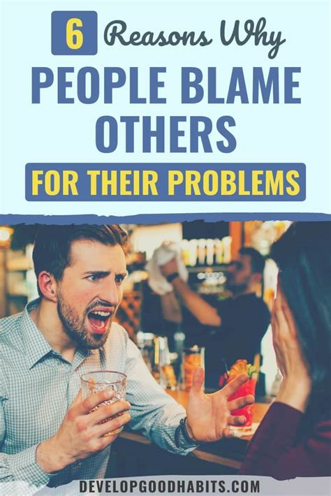 6 Reasons Why People Blame Others For Their Problems