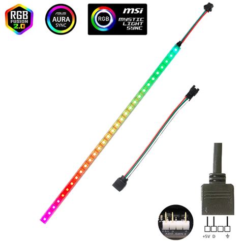 5v ws2812b endereçável rgb conduziu a tira do pixel 3pin argb conduziu