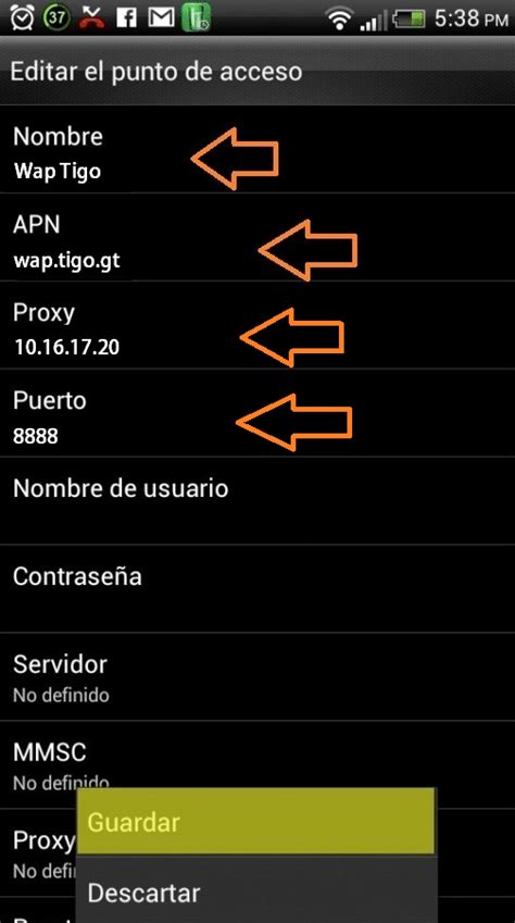 APN TIGO GPRS MMS WAP Internet 3G EDGE Manual De Configuracion