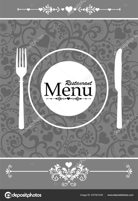 Menu Design Template Vector Illustration Stock Vector By ©artannas 457551430