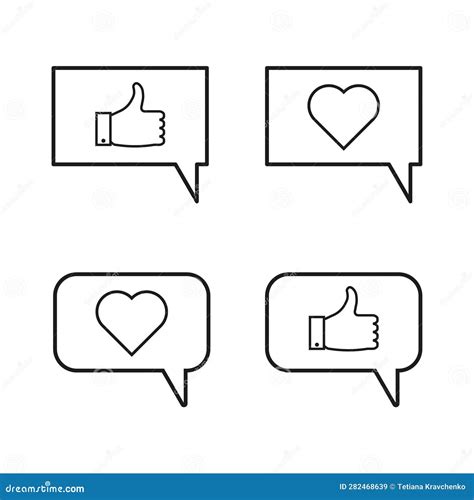 Thumb Up And Heart Icon Design Like And Love Icon Vector Illustration