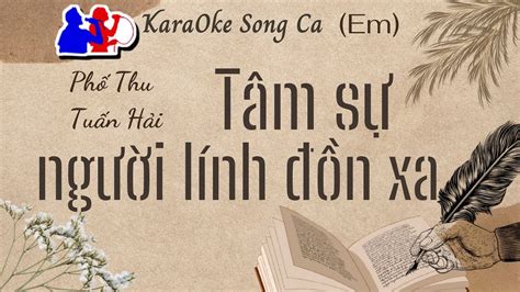 Tâm sự người lính đồn xa Song ca Karaoke Cui bap music YouTube