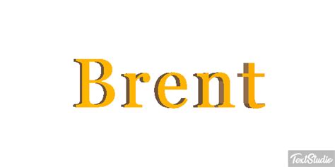 Brent Name Animated  Logo Designs