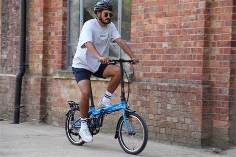 Mariner Blue Dahon Folding Bikes For City Recreational Use