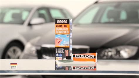 QUIXX Acrylic Scratch Remover YouTube