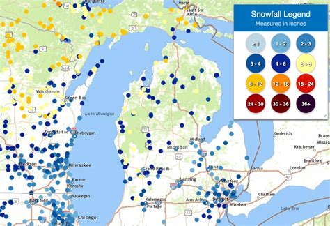 Here’s how much snow has fallen across Michigan so far - mlive.com